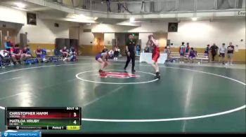 136 lbs 2nd Wrestleback (16 Team) - Christopher Hamm, Virginia vs Matilda Hruby, CO Red