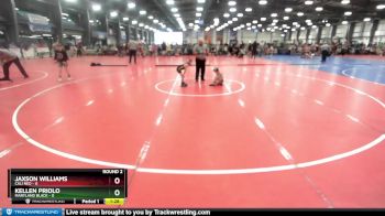 48 lbs Rd# 2 10:30am Friday - Jaxson Williams, Cali Red vs Kellen Priolo, Maryland BLACK