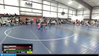 46 lbs Quarterfinal - Mack Dastrup, JWC vs Maui Takemoto, Westlake