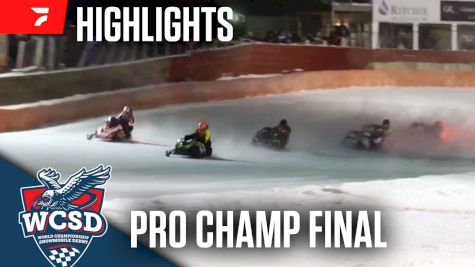 Highlights | 2024 World Championship Snowmobile Derby Pro Champ Final
