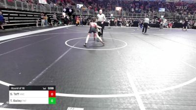 75 lbs Round Of 16 - Shaddix Teff, Viking Wrestling Club vs Tucker Bailey, Florida National Team