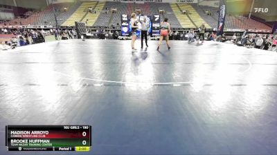 190 lbs Semifinal - Brooke Huffman, Team Nazar Training Center vs Madison Arroyo, Carbon Wrestling Club