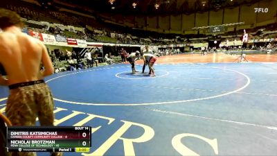 285 lbs Quarters & Wb (16 Team) - Dimitris Katsimichas, Camden County Community College vs Nicholai Brotzman, Penn College Of Technology