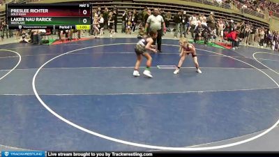 70-74 lbs Semifinal - Preslee Richter, Gold Rush vs Laker Nau Rarick, WESTLAKE