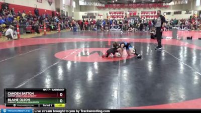 60 lbs Semifinal - Camden Batton, Summit Wrestling Academy vs Blaine Olson, Pursuit Wrestling Minnesota