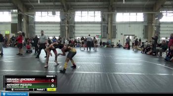 130 lbs Round 1 (6 Team) - Anthony Pizzuto, Elite Athletic Club vs Miranda Lencrerot, Terps Xpress