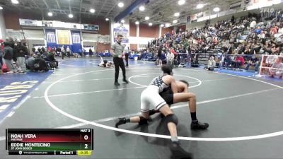 120 lbs Cons. Round 2 - Eddie Montecino, St John Bosco vs NOAH VERA, Mayfair