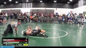 112 lbs Round 3 (8 Team) - Caleb Frankenberger, Team Missouri (MO) vs Ryan Degeorge, M2 Blue (NJ)