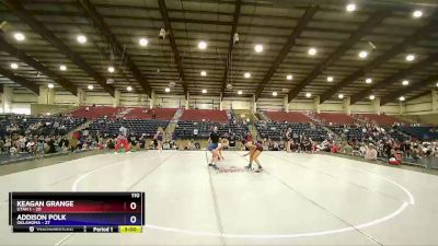 110 lbs Semis (4 Team) - Keagan Grange, Utah 1 vs Addison Polk, Oklahoma