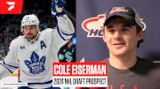 2024 NHL Draft: Cole Eiserman Reflects On 105th Career Goal, What He's Learning From Auston Matthews' Game