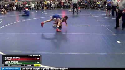 50 lbs Cons. Round 4 - Louis Taylor, Sebolt Wrestling Academy vs Carter Brown, Ready RP