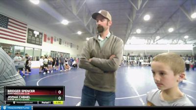 65 lbs Round 5 - Bridger Spencer, Dons Wrestling Club vs Joziah Cabael, Empire Battle School