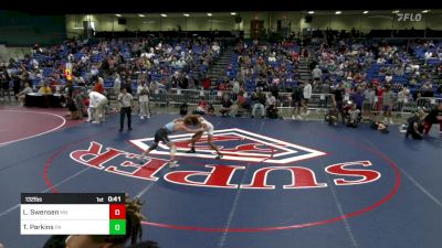 132 lbs 7th Place - Logan Swensen, MN vs Tahir Parkins, PA