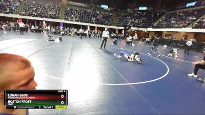 70 lbs Cons. Semi - Boston Frost, Iowa vs Logan Gass, Moen Wrestling Academy