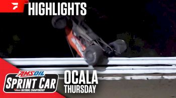 Highlights | 2024 USAC Winter Dirt Games Thursday at Ocala Speedway