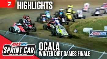 Highlights | 2024 USAC Winter Dirt Games Finale at Ocala Speedway