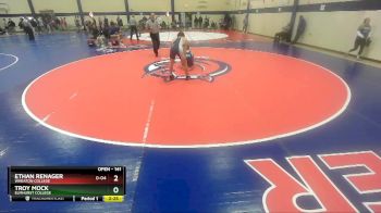 141 lbs Champ. Round 1 - Troy Mock, Elmhurst College vs Ethan Renager, Wheaton College