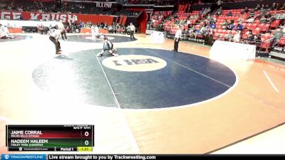 3A 113 lbs Champ. Round 1 - Nadeem Haleem, Tinley Park (Andrew) vs Jaime Corral, Palos Hills (Stagg)