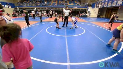 110 lbs Rr Rnd 5 - Brantley Petros, Prague vs Francis Lane Pippin, Wagoner Takedown Club