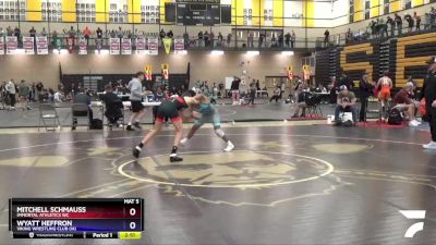 113 lbs Cons. Semi - Mitchell Schmauss, Immortal Athletics WC vs Wyatt Heffron, Viking Wrestling Club (IA)