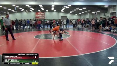 102 lbs Quarterfinal - Henry Jones, Virginia Team Predator vs Bryson Cash, Riverheads Youth Wrestling