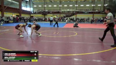 126 lbs Champ. Round 2 - Ben Davino, St. Charles East vs Jad Alwawi, Lockport Township