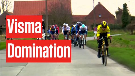 Wout Van Aert's Visma Dominates Omloop Het Nieuwsblad 2024