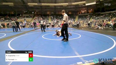 73 lbs Final - Rocco Esposito, Cowboy Wrestling Club vs Declan Forrest, Vinita Kids Wrestling