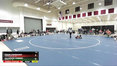 114 lbs Placement Matches (8 Team) - Tegan Cavanaugh, Charles City, IA vs Mackenzie Harried, Batavia, IL