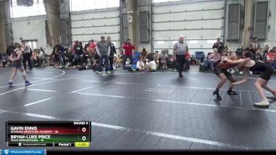 96 lbs Round 5 (6 Team) - Bryan-Luke Price, Team Germantown vs Gavin Ennis, Scanlan Wrestling Academy