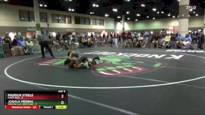 106 lbs Round 2 (16 Team) - Maddux Steele, Fuzzy Bees vs Joshua Medina, Oregon Clay Wrestling