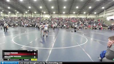 288 lbs Champ. Round 1 - Isaiah Perkins, Fremont vs Benjamin Magana, Stansbury