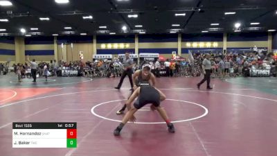 Match - Mason Hernandez, Unattached vs Joe Baker, THOROBRED WRESTLING CLUB