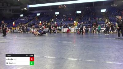 90 lbs Final - Jagger Locke, North East vs Mack Apel, North Allegheny