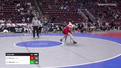 127 lbs Consy Rd I - Alexander Tennis, Cumberland Valley vs Danny Metzler, Pennridge