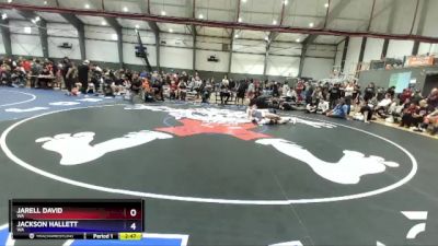 190 lbs Champ. Round 2 - Jarell David, WA vs Jackson Hallett, WA