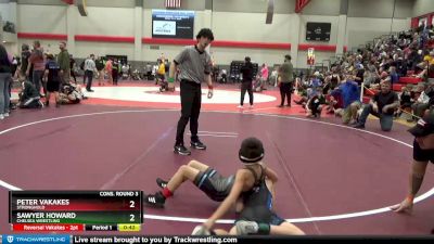 70 lbs Cons. Round 3 - Peter Vakakes, Stronghold vs Sawyer Howard, Chelsea Wrestling