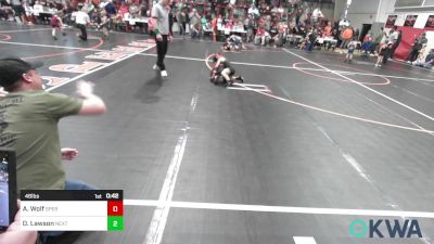 46 lbs Round Of 16 - Amos Wolf, Sperry Wrestling Club vs Drew Lawson, NextGen Wrestling