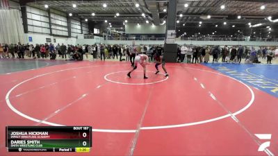 147 lbs Round 1 - Joshua Hickman, Impact Wrestling Academy vs Daries Smith, Smith Wrestling Club