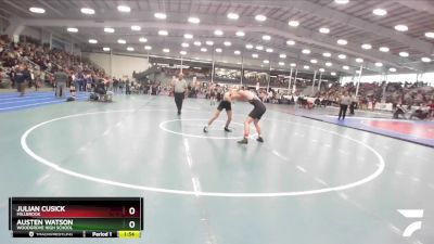 4-150 lbs Quarterfinal - Julian Cusick, Millbrook vs Austen Watson, Woodgrove High School