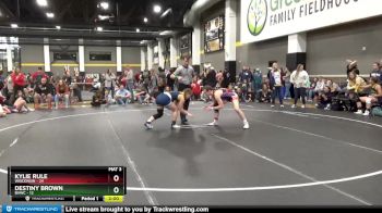 136 lbs Round 1 (6 Team) - Destiny Brown, BVWC vs Kylie Rule, Wisconsin