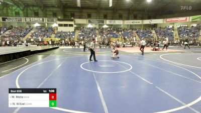 75 lbs Round Of 16 - Manuel Mota, Widefield Wrestling Club vs Nolan Witzel, Gunnison