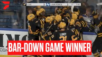 Bar-Down OT Winner Sends AIC To Atlantic Hockey Semifinals