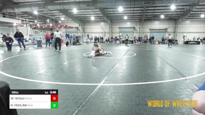 89 lbs Consi Of 16 #2 - Wyatt Wilson, McDominate Training Center vs Ricardo POOLAW, New Mexico Bad Boyz