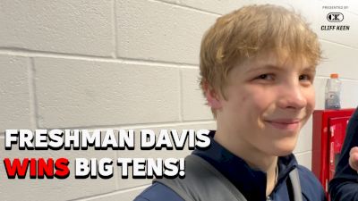 Braeden Davis After Winning Big Ten Title