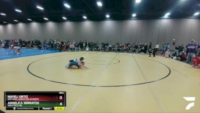 101-112 lbs Round 2 - Nayeli Ortiz, NXT Level Wrestling Academy vs Angelica Serratos, Wolf Pack WC