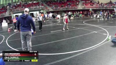 70 lbs Cons. Round 3 - Jace Brodersen, Randolph Wrestling Club vs Cruz Caudillo, MWC Wrestling Academy