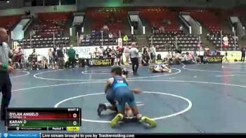 108 lbs Round 3 (6 Team) - Dylan Angelo, Attrition vs Karan D, CANWAY