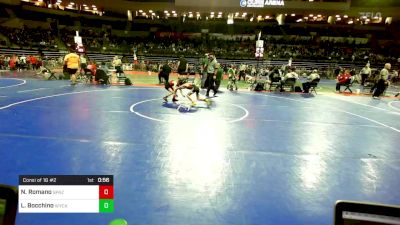 55 lbs Consi Of 16 #2 - Nicholas Romano, Spazz Wrestling vs Leonardo Bocchino, Wyckoff