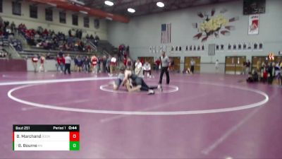 195 lbs Cons. Semi - Bryce Bourne, Mt. Vernon vs Blayze Marchand, Boonville